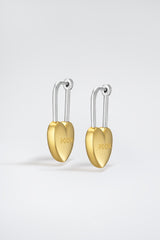 Heart Earrings Gold