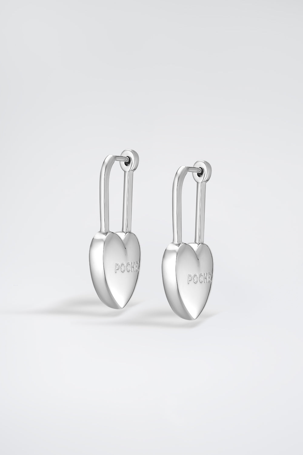 Heart Earrings Silver
