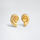 Mini Nautilus Gold Earrings