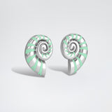 Nautilus Earrings Turquoise