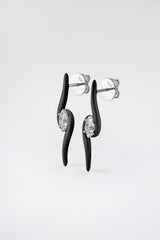 Splash Earrings Black