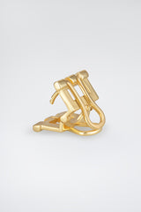 Binder Mono Earring Gold