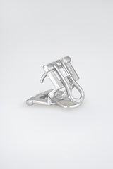 Binder Mono Earring Silver