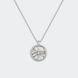 Compass Silver Necklace