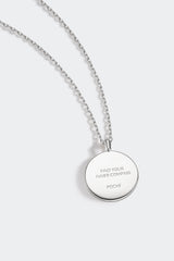 Compass Silver Necklace