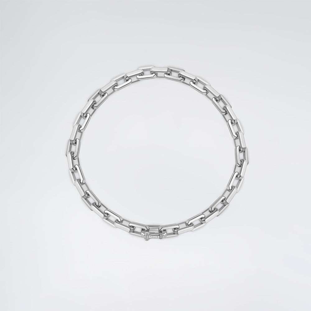 Cube Chain Silver