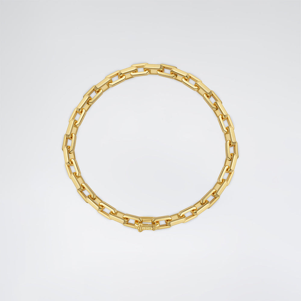 Cube Chain Gold