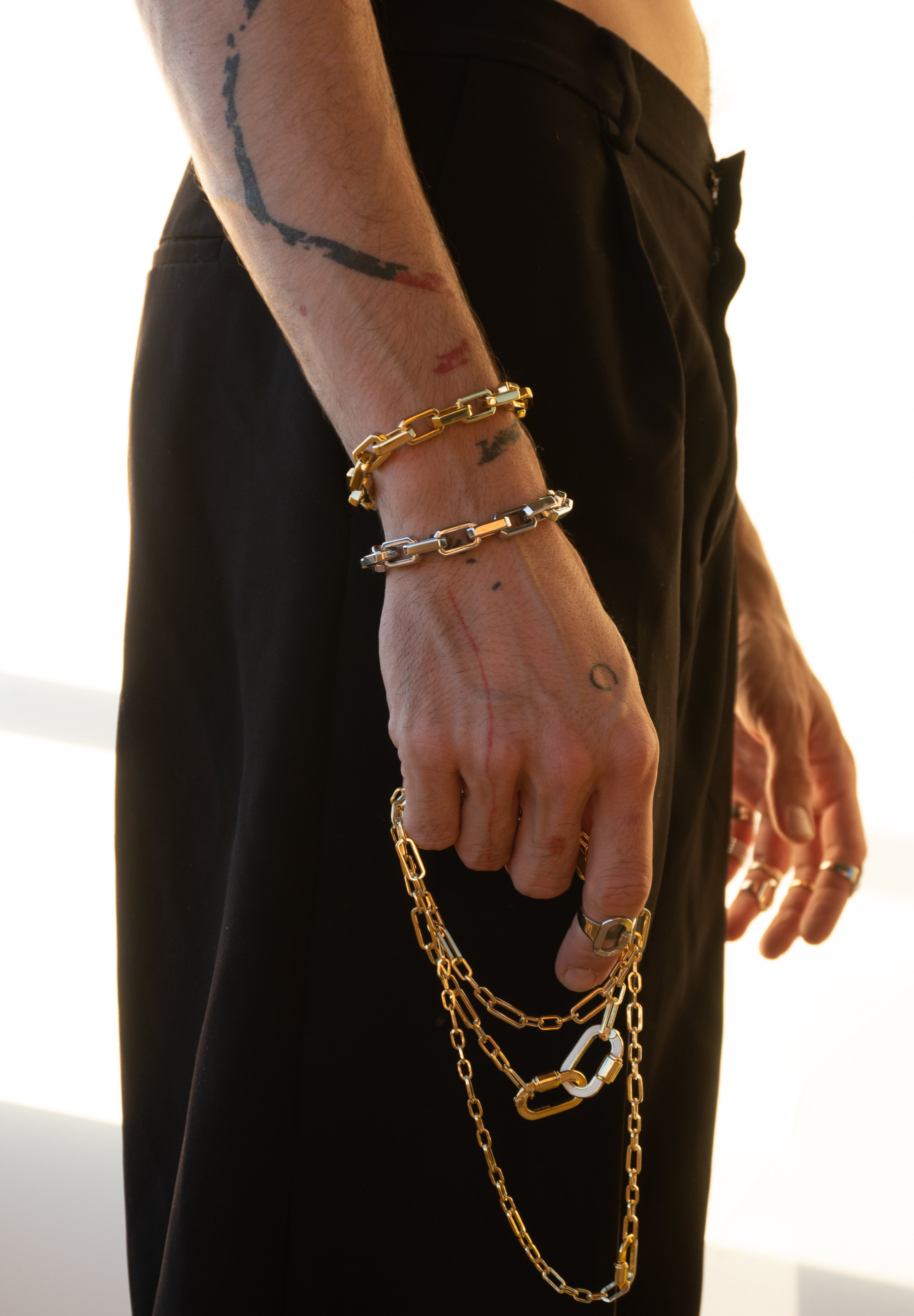 Cube Bracelet Silver