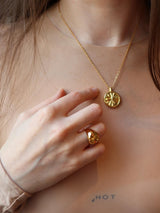 Duo Necklace Gold