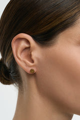 Mini Signet Gold Earrings