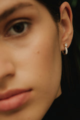 Stardust Earrings White