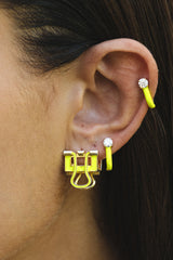 Stardust Earrings Yellow