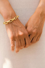 Cube Bracelet Gold