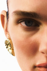 Nautilus Earrings White