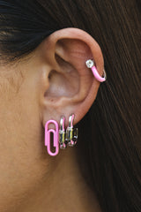 Stardust Earrings Pink