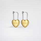 Heart Earrings Gold