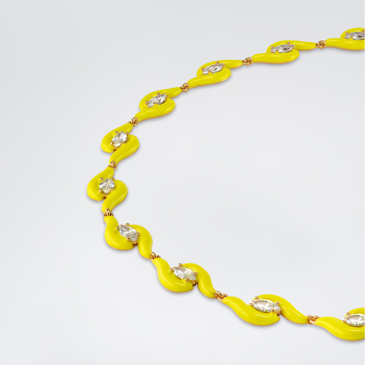 Splash Necklace Yellow