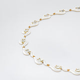 Splash Necklace White