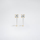 Stardust Earrings White