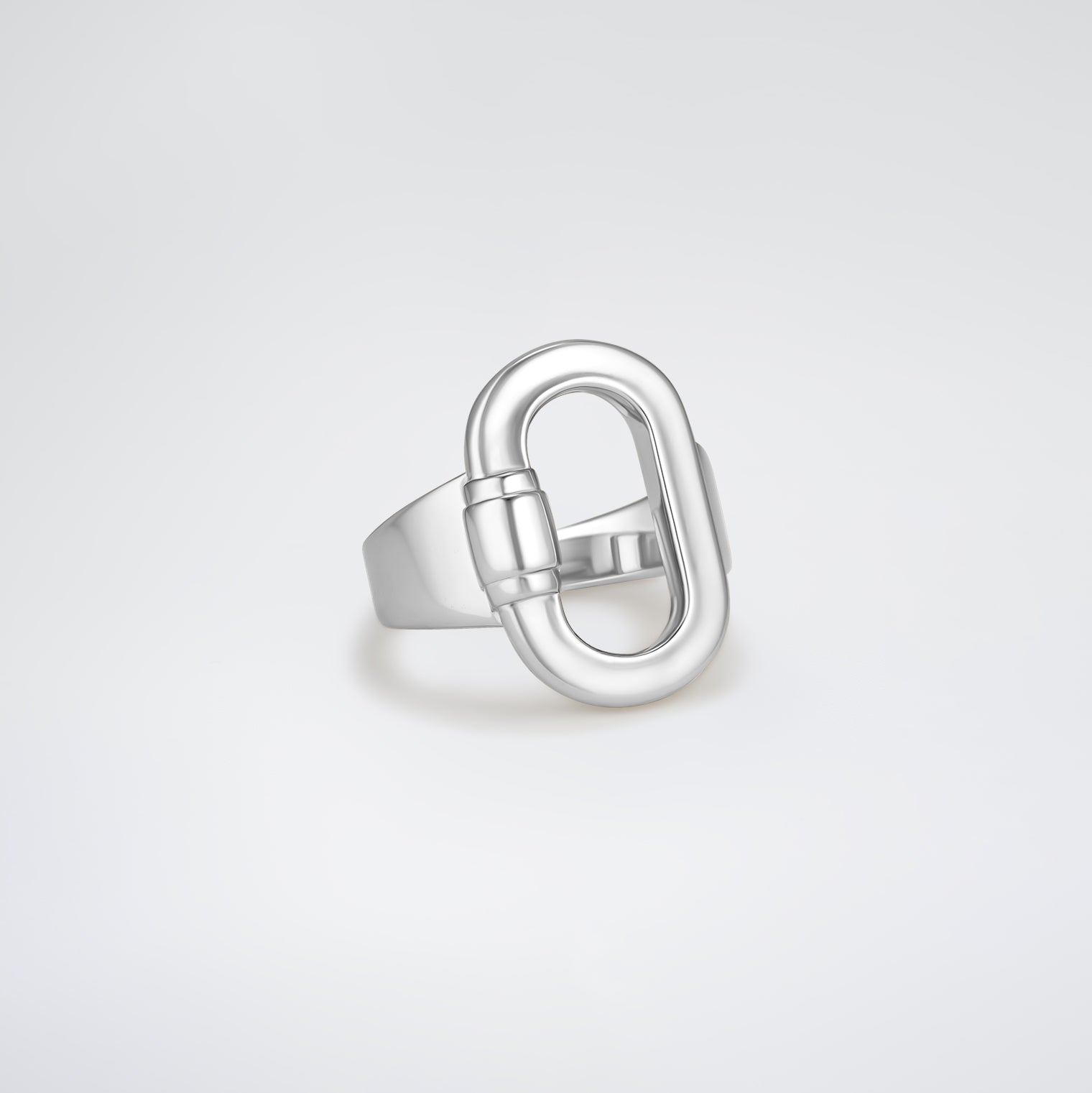 Carabine Ring Silver