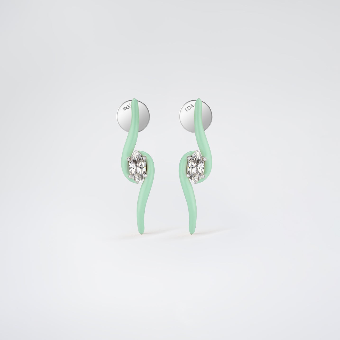 Splash Earrings Turquoise