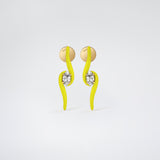 Splash Earrings Yellow