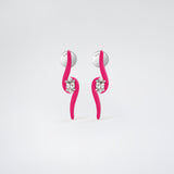 Splash Earrings Fuchsia