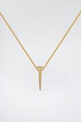 Signet Necklace Gold