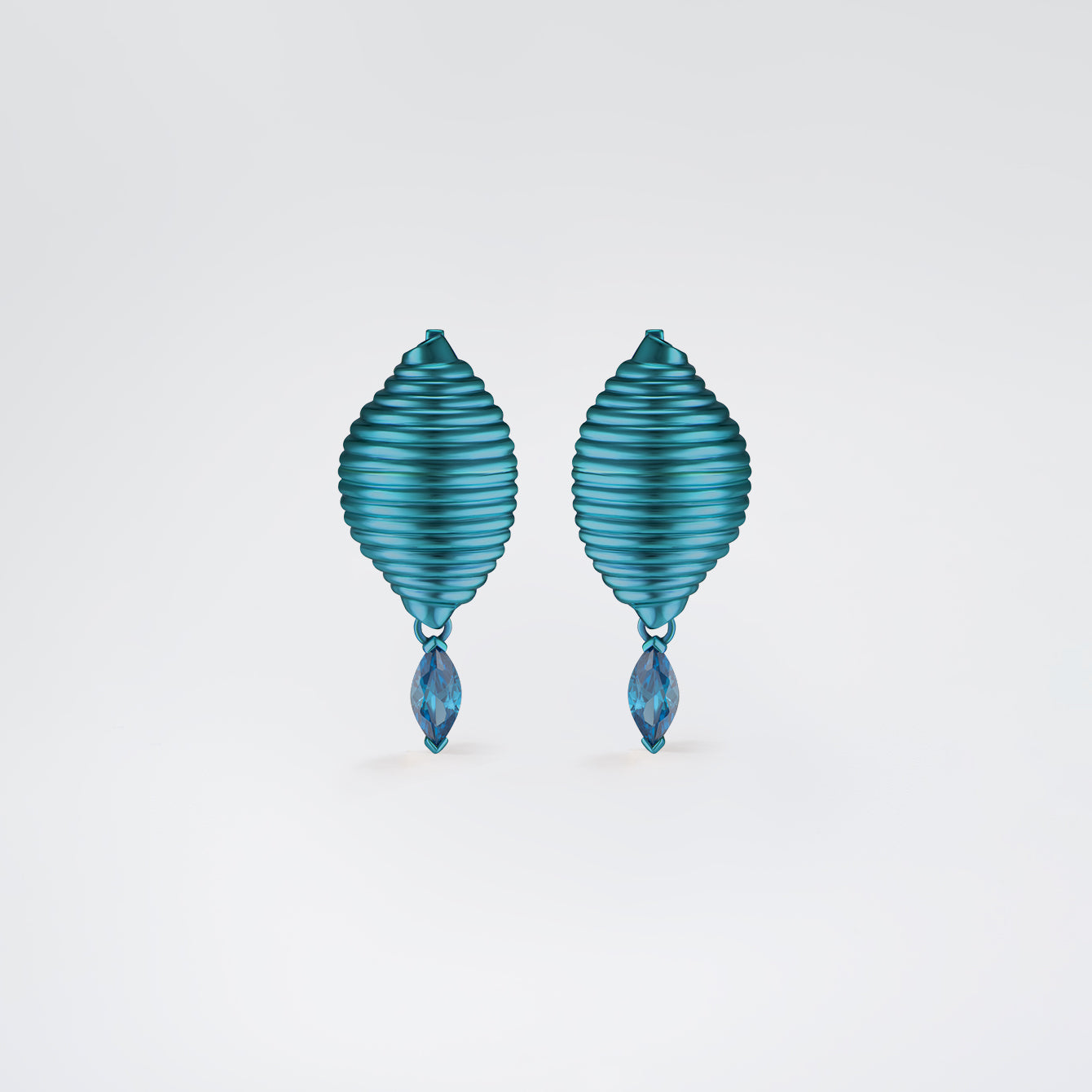 Candy Earrings Nano Blue