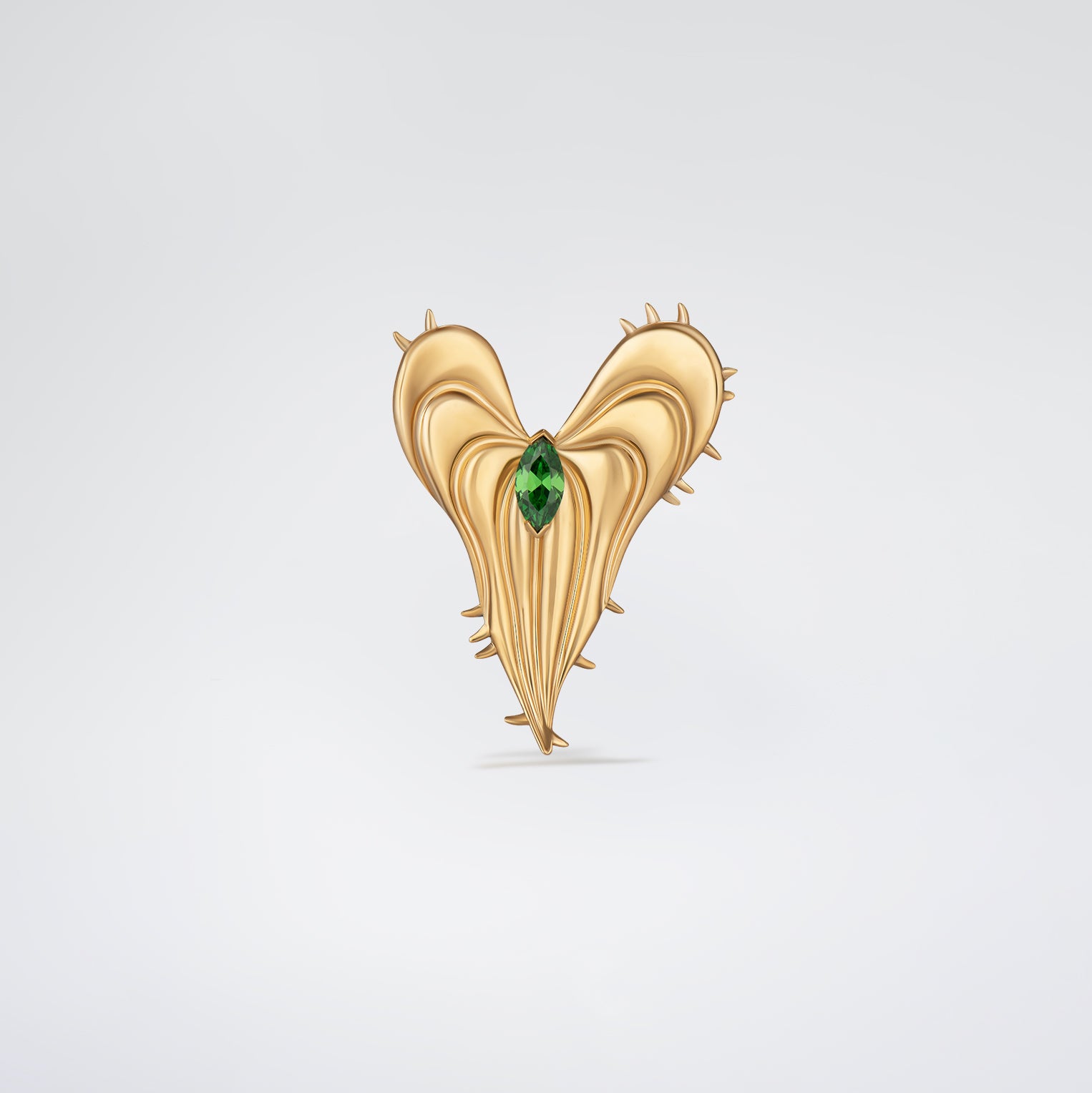 Leaf Broach Gold