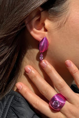 Candy Earrings Nano Pink