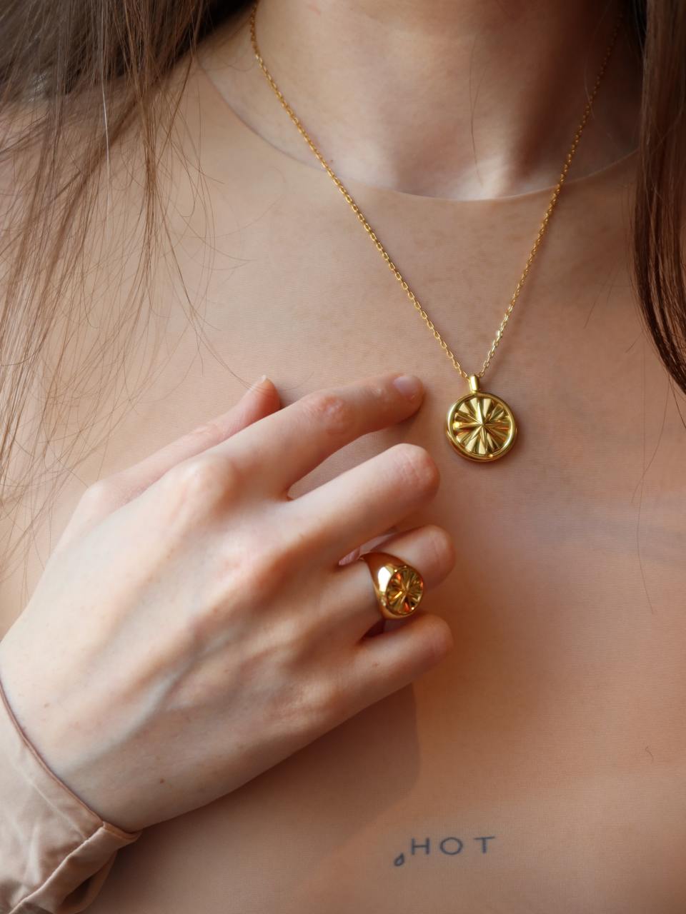 Duo Necklace Gold