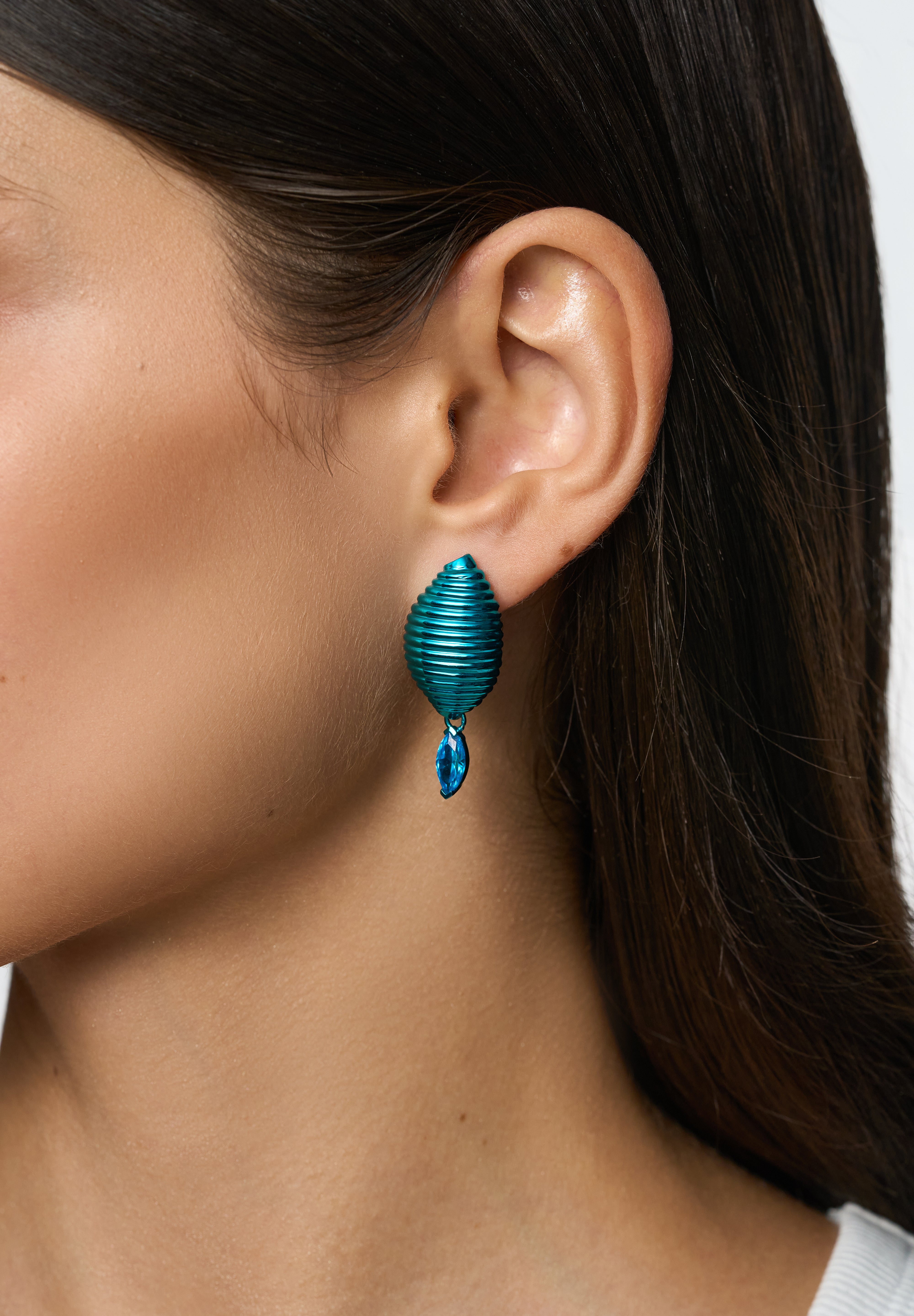 Candy Earrings Nano Blue