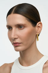 Clothespin Mono Earring Gold